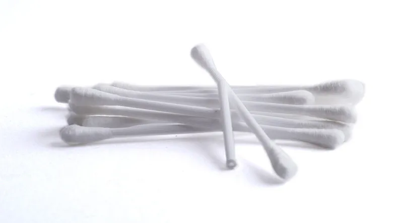 Cotton swabs - If you can find these made with cotton on a hollow plastic tube, you have most likely found a source of inexpensive tubes. Test the tubes before going into production: they must be able to melt to a collar and also be soft enough not to crack when stressed in a cast.
