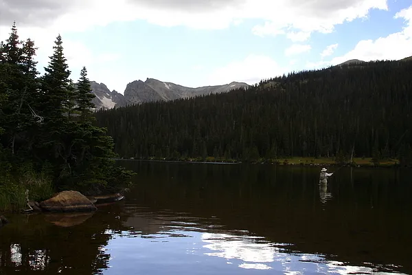 User submitted picture: Fishing alpine lake. Tak...
